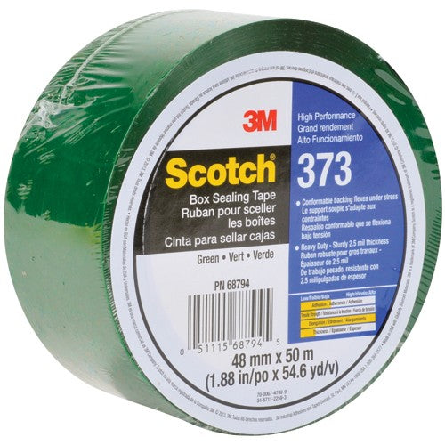 Scotch Box Sealing Tape 373 Green 48 mm × 50 m - Caliber Tooling