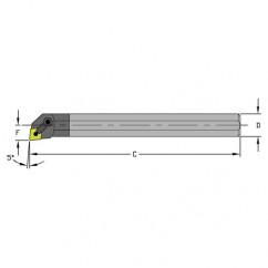 E16R MCLNR4 Solid Carbide Boring Bar w/Coolant - Caliber Tooling