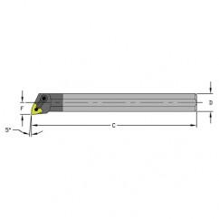 E16T MWLNR3 Solid Carbide Boring Bar w/Coolant - Caliber Tooling