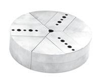 Round Chuck Jaws - Northfield Type Chucks - Chuck Size 3" inches - Part #  RNF-3100S - Caliber Tooling