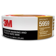 3M Outdoor Masking and Stucco Tape 5959 Red 48 mm × 41.1 m 12.0 mil Conveniently Packaged - Caliber Tooling