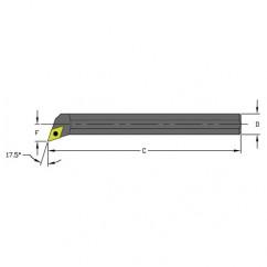 S10Q SDQCR2 Steel Boring Bar - Caliber Tooling