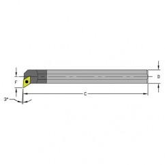 E12Q SDUCR3 Solid Carbide Boring Bar w/Coolant - Caliber Tooling