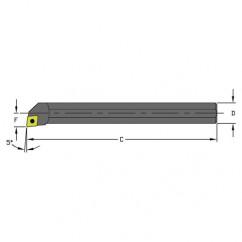 A06K SCLCR2 3/8" SH Indexable Coolant Thru Boring Bar - Caliber Tooling