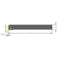 HM12J STUPR3 Heavy Metal Boring Bar w/Coolant - Caliber Tooling