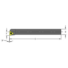 S05G STUCR1.2 Steel Boring Bar - Caliber Tooling