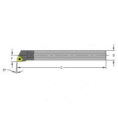 C08R SWLCR2 Solid Carbide Boring Bar - Caliber Tooling