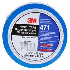 3M Vinyl Tape 471 Red 1/4″ × 36 yd 5.2 mil Individually Wrapped Conveniently Packaged - Caliber Tooling