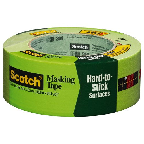 ‎Scotch Rough Surface Painter's Tape 2060-48MP 1.88″ × 60 yd (48mm × 55 m) - Caliber Tooling