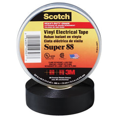 Scotch Vinyl Electrical Tape Super 88 1″ × 36 yd Black - Caliber Tooling