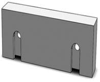 Ultra Quick Change Vice Jaws - SBM - Part #  VJ-4QM42010A-U - Caliber Tooling