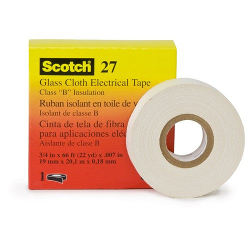 3M Glass Cloth Electrical Tape 27 1/2″ × 66 ft - Caliber Tooling