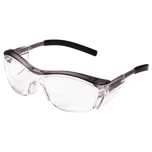 ‎3M Nuvo Reader Protective Eyewear 11436-00000-20 Clear Lens Gray Frame +2.5 Diopter - Caliber Tooling