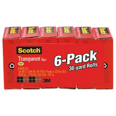 ‎Scotch Tape 600-6PK 3/4″ × 1296″ - Caliber Tooling