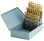 1 - 56 HSS-Co8% Straight Shank Split Point Drill Set (56Pcs) - Caliber Tooling