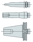 3/4 Dia. x 7/8-20 Thread Tapping Attachment Shank - Caliber Tooling