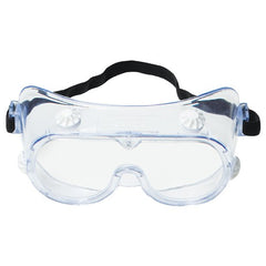 ‎3M 334 Splash Safety Goggles Anti-Fog 40661-00000-10 Clear Anti Fog Lens - Caliber Tooling