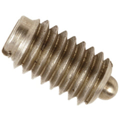 End Force Spring Plunger - 0.50 lbs Initial End Force, 3.5 lbs Final End Force (6–32 Thread) - Caliber Tooling