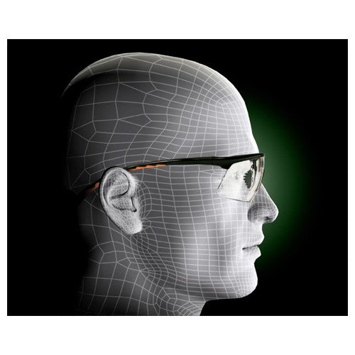 ‎3M Privo Protective Eyewear 12261-00000-20 Clear Anti-Fog Lens Black Frame - Caliber Tooling