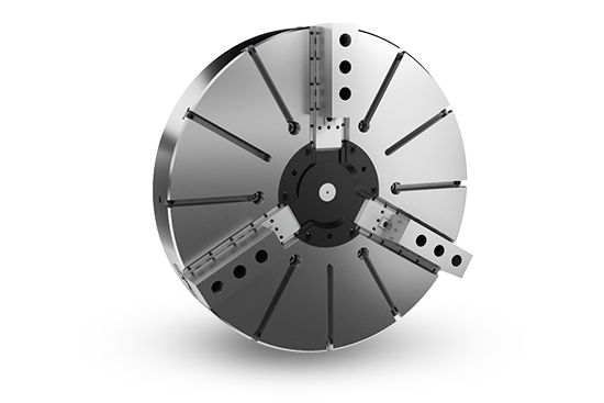 Auto Strong V(40”-79”) Series Large wedge type non through-hole power chuck (adapter excluded) - Part # 63" VIT-263 - Exact Industrial Supply