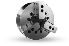 Auto Strong VRA Series Non through-hole power chuck for vertical lathe (adapter included) - Part # V-218RA11 - Exact Industrial Supply