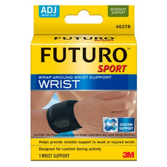 FUTURO Wrist Support Strap 46378ENR Adjustable Black - Caliber Tooling