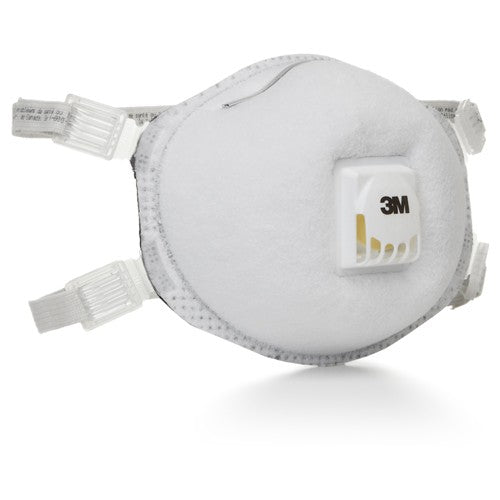 3M Particulate Respirator 8214 N95 with Faceseal and Nuisance Level Organic Vapor Relief - Exact Industrial Supply