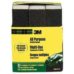 ‎3M General Purpose Sanding Sponge 908NA-3P-CC 3 3/4″ × 2 5/8″ × 1″ Dual Grit Fine/Medium - Caliber Tooling