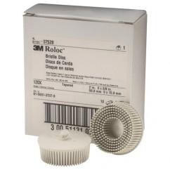 1" 120G ROLOC BRISTLE DISC WHITE - Caliber Tooling