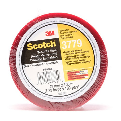 Scotch Security Message Box Sealing Tape 3779 Clear 48 mm × 100 m - Caliber Tooling